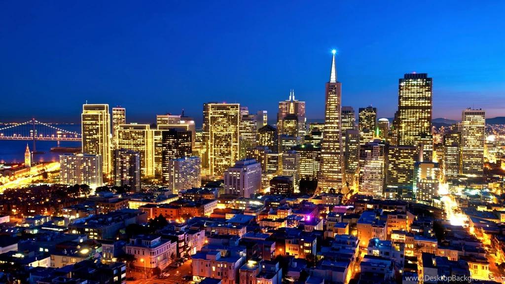 Download Wallpapers 2560x1440 California, City, Top View, Sky ...