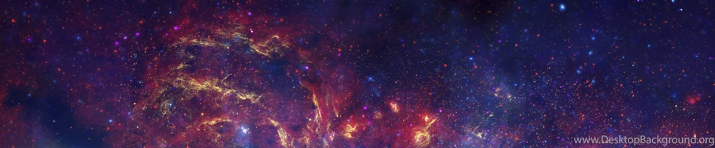 Outer Space Nebulae Panoramic Wallpapers