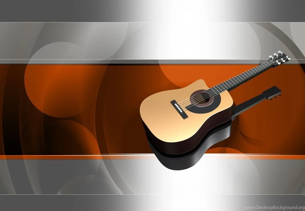 Free Guitar Backgrounds For PowerPoint Music PPT Templates