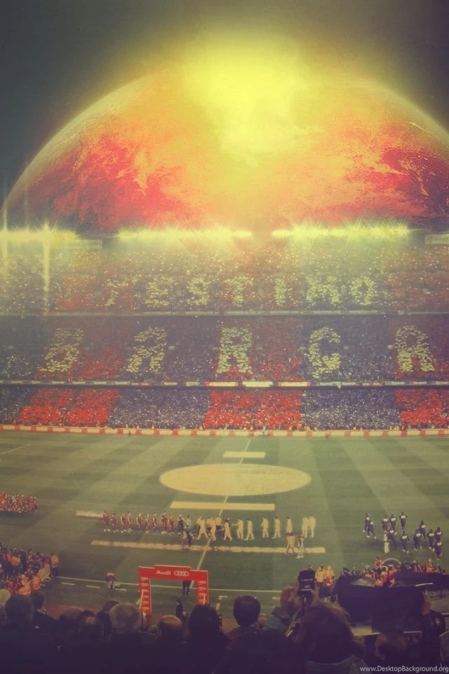 640x960 FC Barcelona Camp Nou Iphone 4 Wallpapers