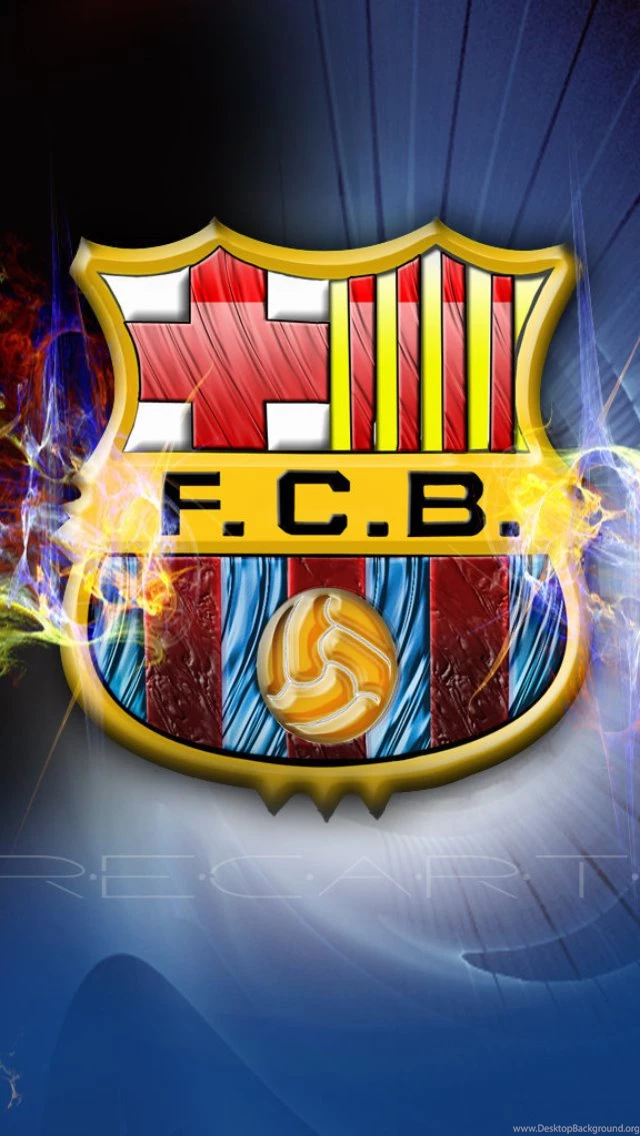 FC Barcelona Logo iPhone 5 Wallpapers (640x1136)