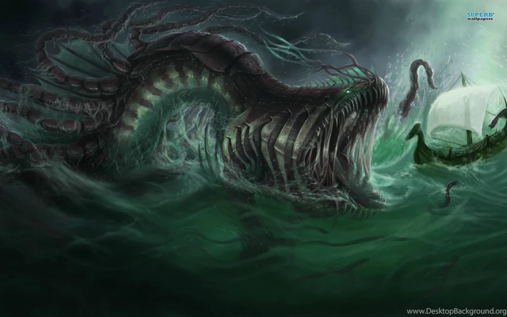 Sea Monster Wallpapers Fantasy Wallpapers