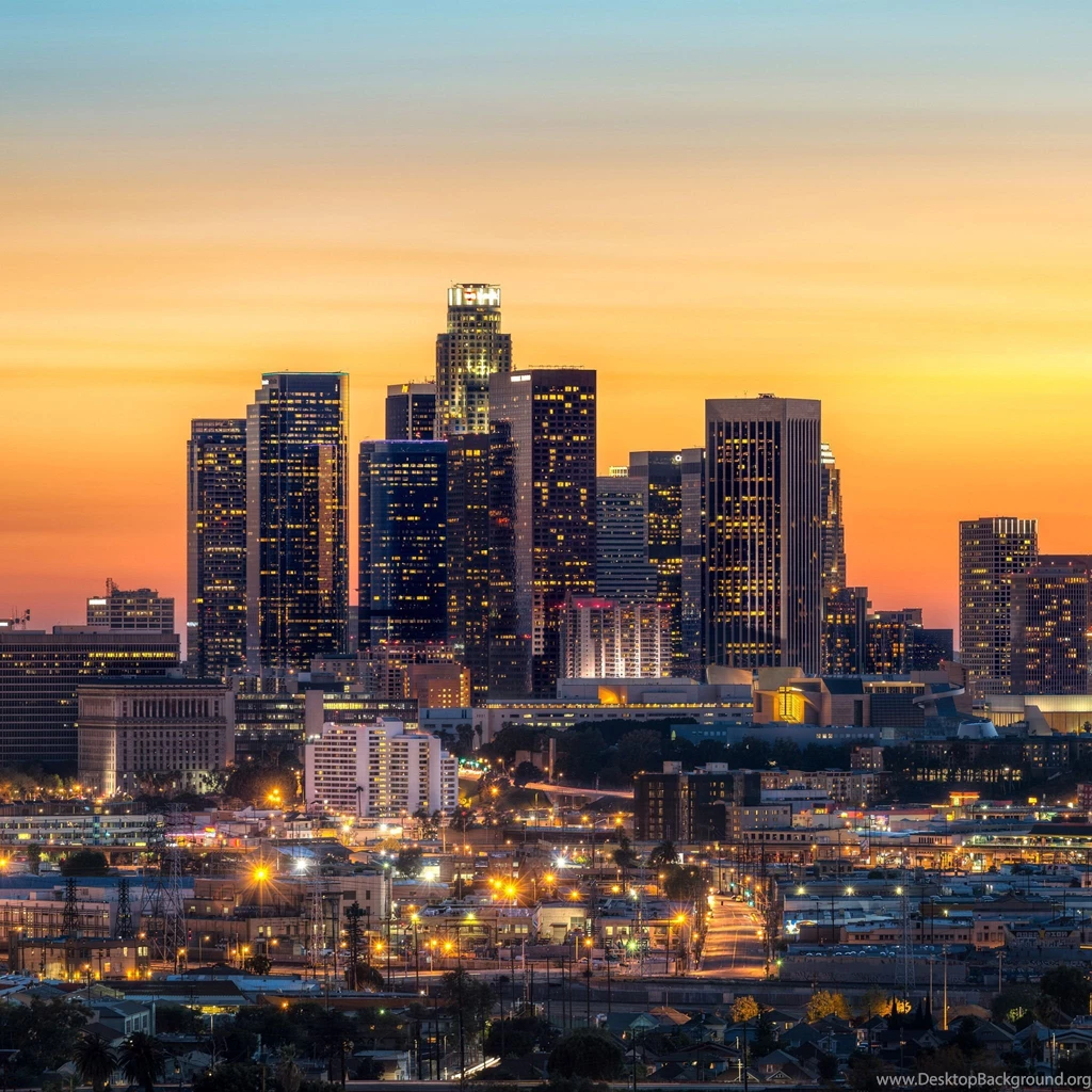 Los Angeles Skyline / HD iPad Wallpapers