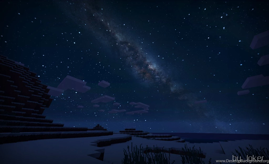 Beauty Of Minecraft At Night! Backgrounds : Minecraft