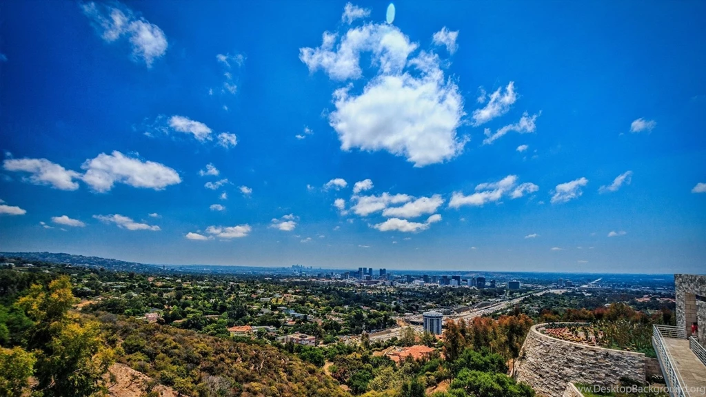 Other: Panoranic View Los Angeles Paorama Clouds City Sky Full HD ...