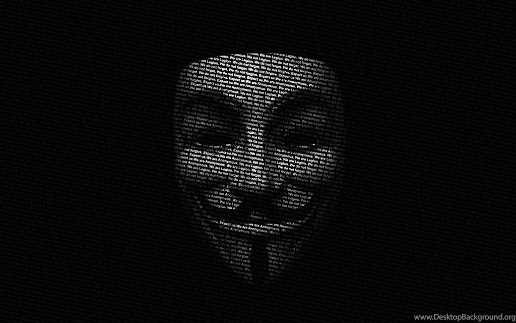 ANONYMOUS BLACK BACKGROUND EXPECT US INDEED DESKTOP NANOWALLPAPER