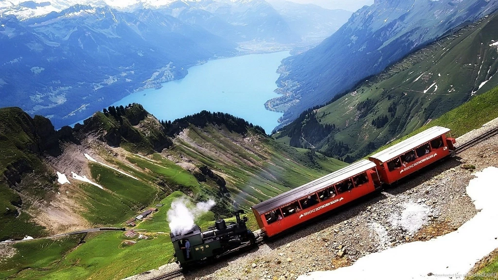 Download 1920x1080 Little Cute Touristic Train Wallpapers