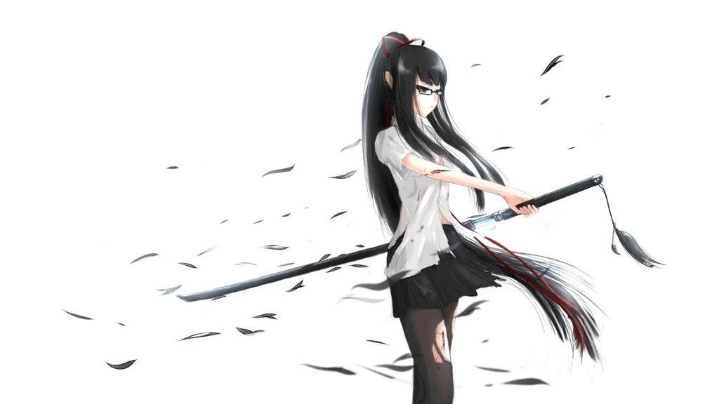 1920x1080 Anime Girl With Katana Sword Desktop PC And Mac Wallpapers