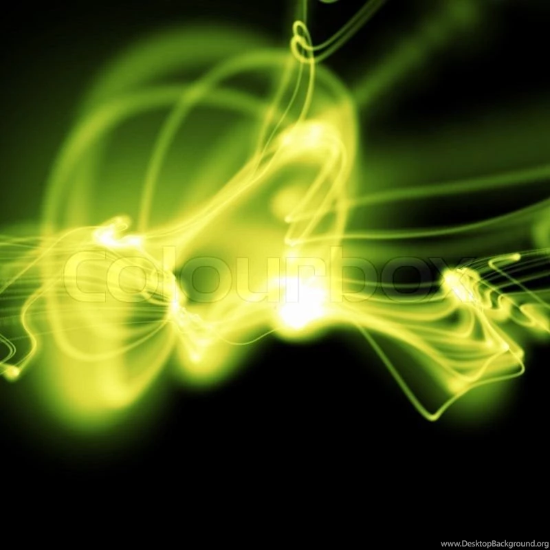 Green Abstract Neon Technological Backgrounds