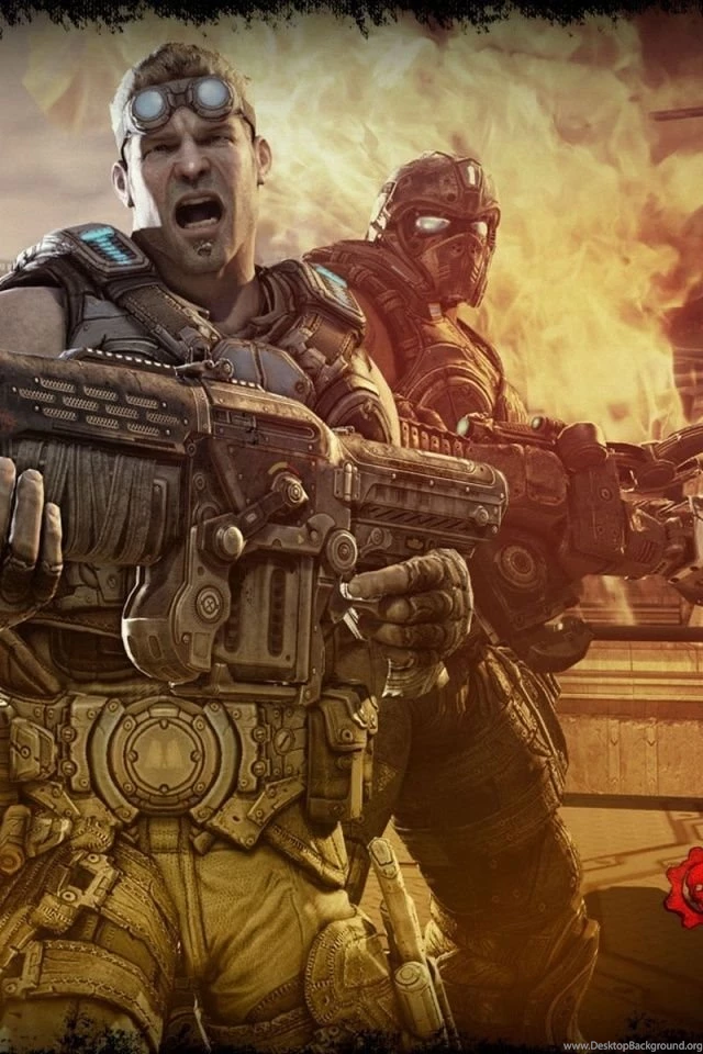 640x960 Gears Of War 3 Theme Iphone 4 Wallpapers
