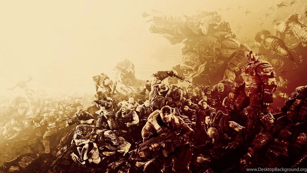 Download 1920x1080 HD Wallpapers Gears Of War Scramble Machine Gun ...
