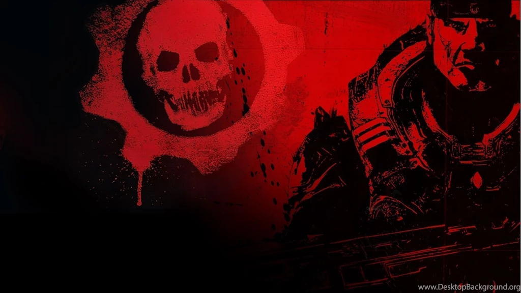 Wallpaper, War, Widescreen, Gears, Hitman, Ribbons (