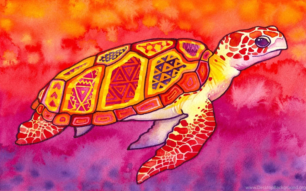 Sea Turtle Artwork Wallpapers