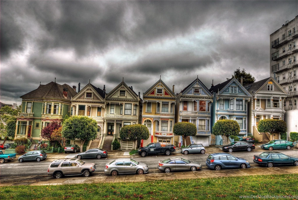 Painted Ladies (Postcard Row)