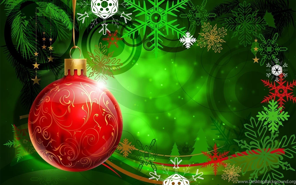 Red And Green Christmas Backgrounds – Happy Holidays