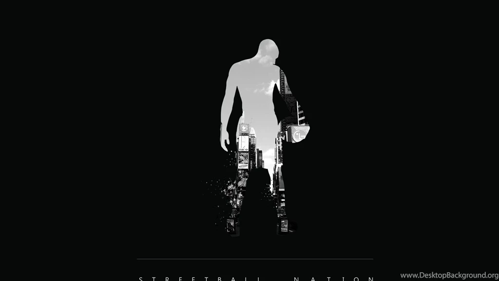 Download Wallpapers 1920x1080 Streetball, Player, Sport, Black And ...