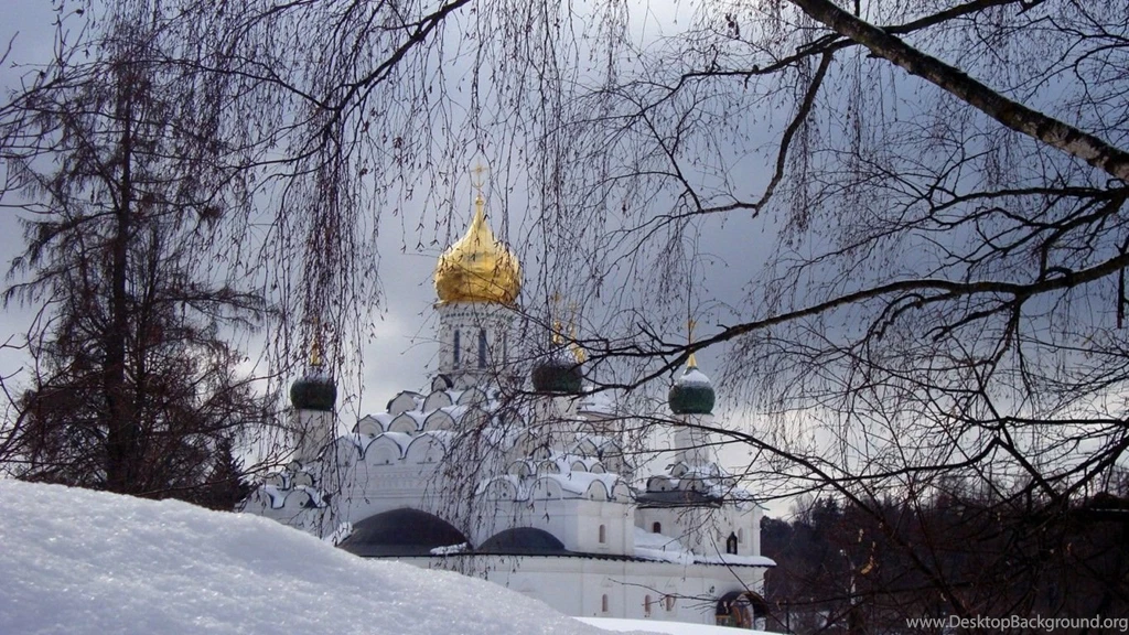 October 2, 2015 Wallpapers Page 12: Russian Church Trees Snow ...