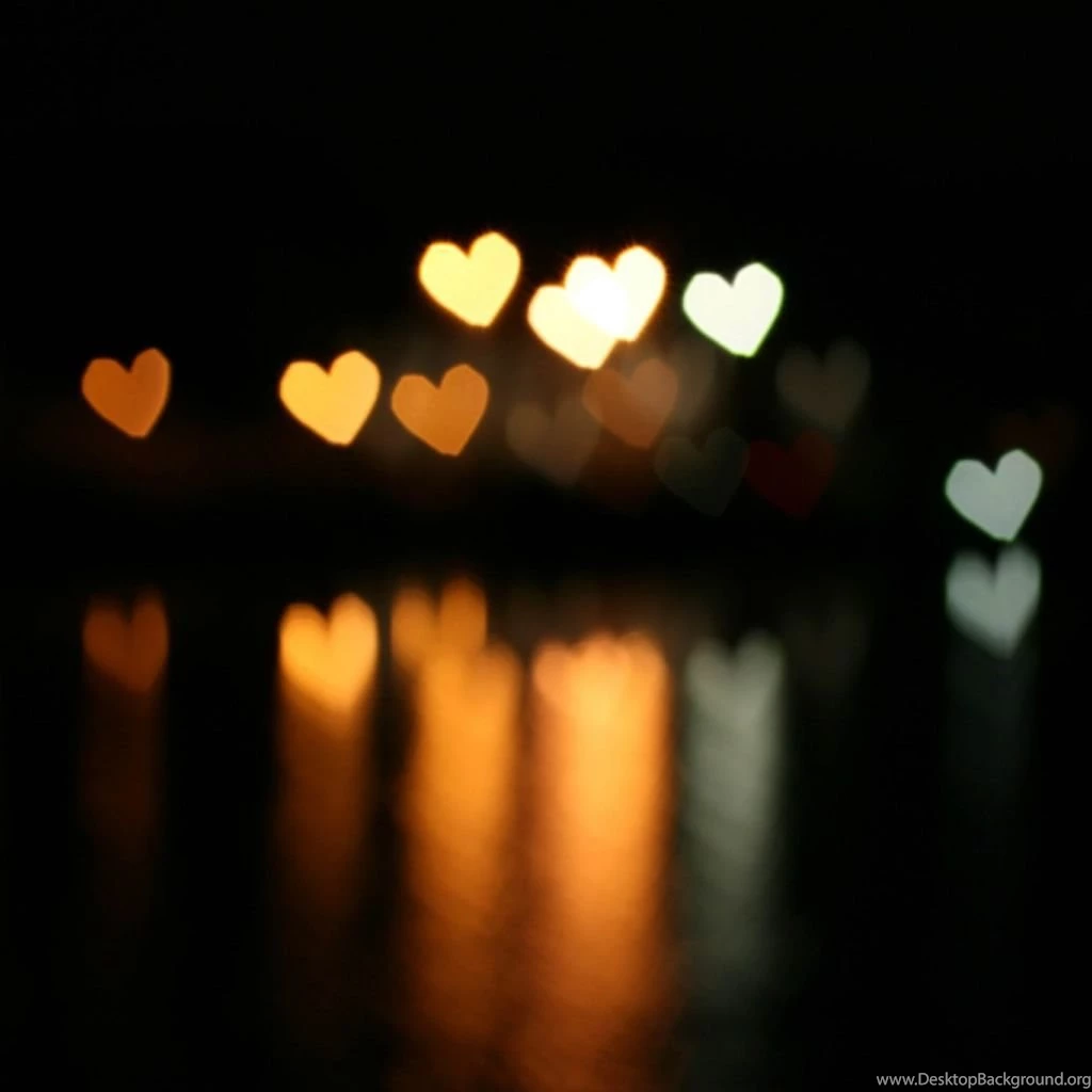 Heart Bokeh Wallpaper.