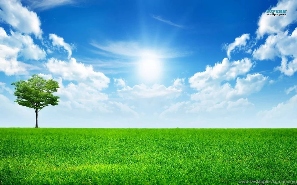 Sunny Blue Sky Wallpapers Nature Wallpapers