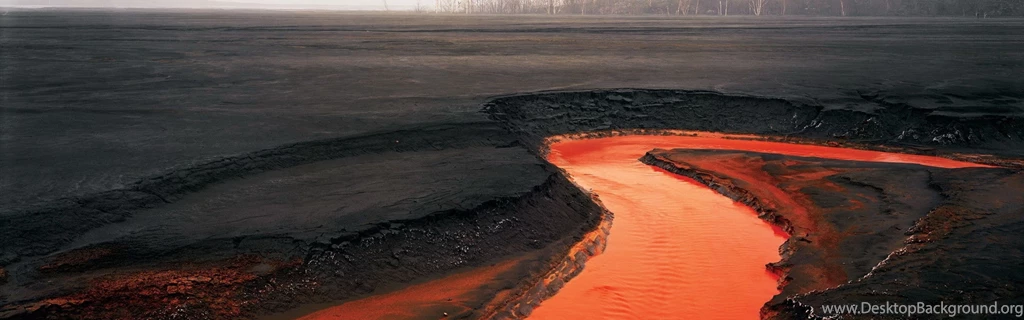 Download Wallpapers 3840x1200 Lava, After, Eruption, Volcano Dual ...
