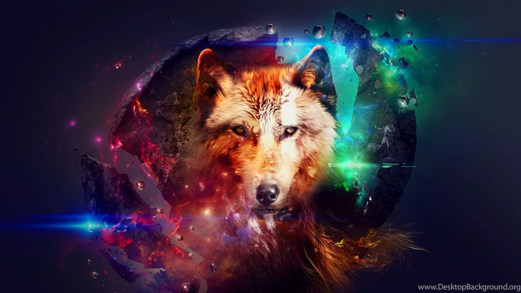 1920x1080 Abstract Wolf Art Wallpapers