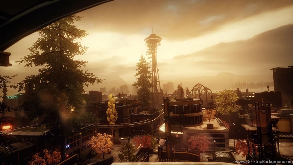 InFAMOUS SECOND SON Sci fi Action Adventure City Seattle Wallpapers ...