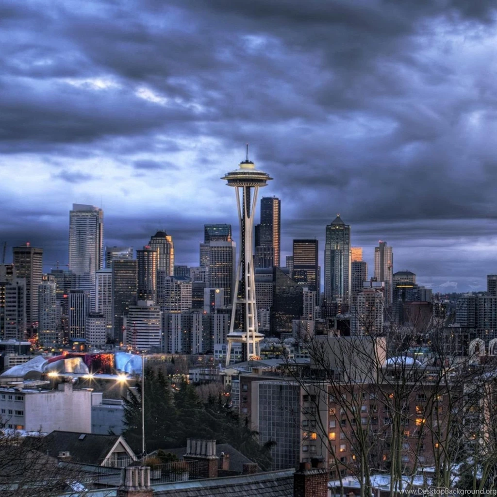 Seattle Buildings / HD iPad Wallpapers