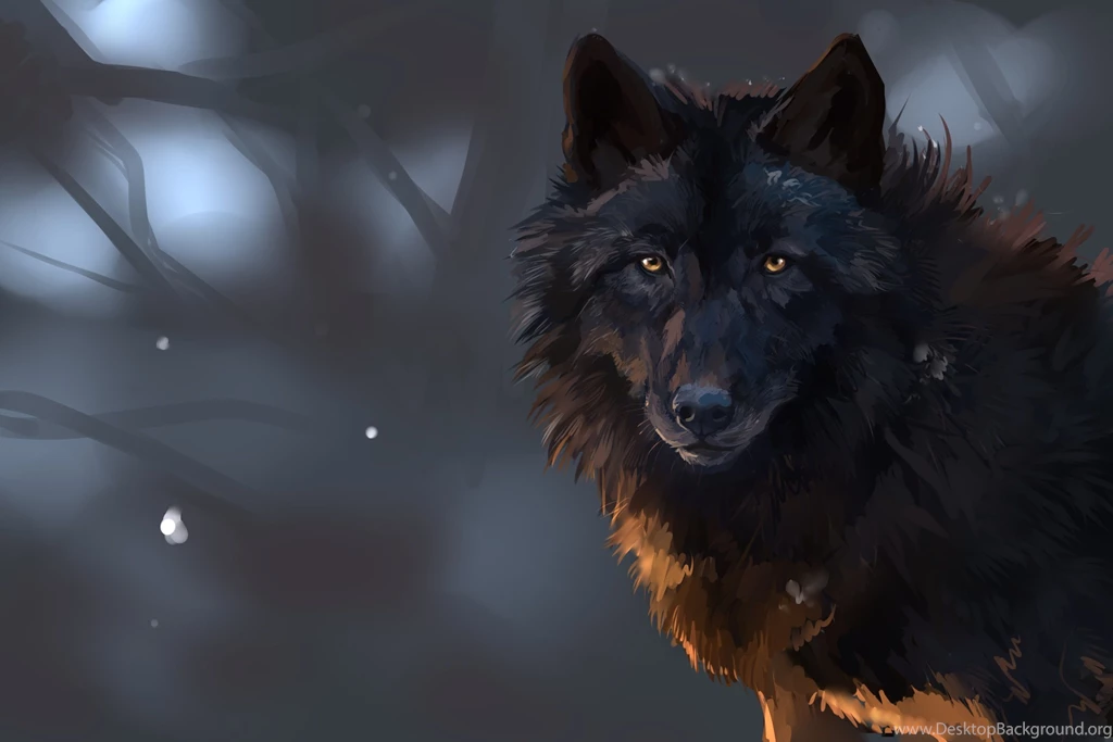 3167) Dark Wolf Wallpapers Design WalOps.com