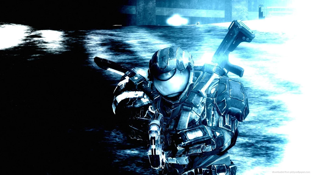 Download 1920x1080 Master Chief In Blue Backgrounds Wallpapers