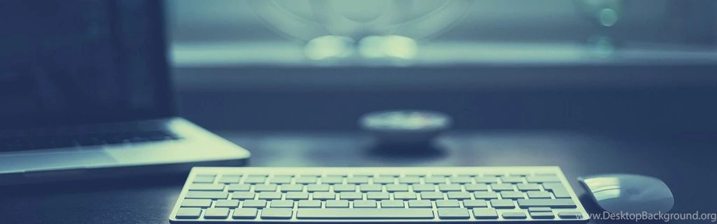 Download Wallpapers 3840x1200 Computer, Keyboard, Mouse, Laptop ...