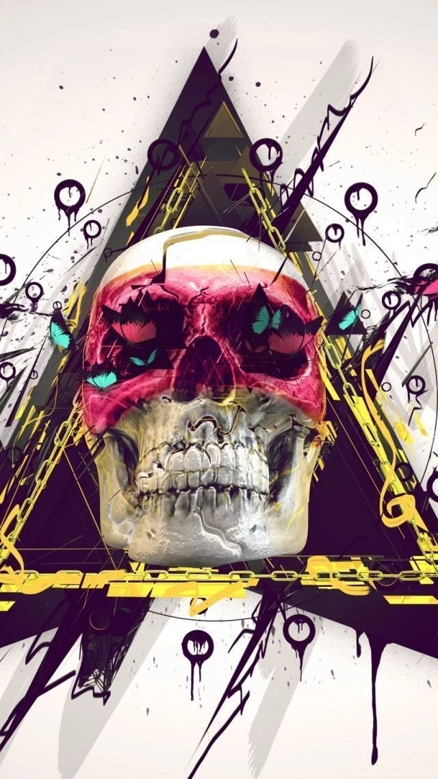 Page 3: iPhone 5S, 5C, 5 Skull Wallpapers HD, Desktop Backgrounds ...