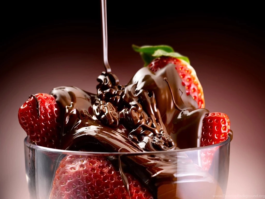 Chocolate Covered Strawberries Chocolate Wallpapers (37599274 ...