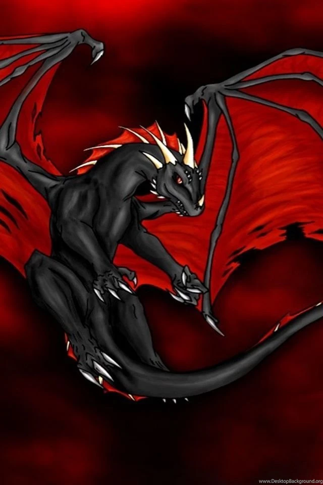 640x960 Red Dragon Iphone 4 Wallpapers