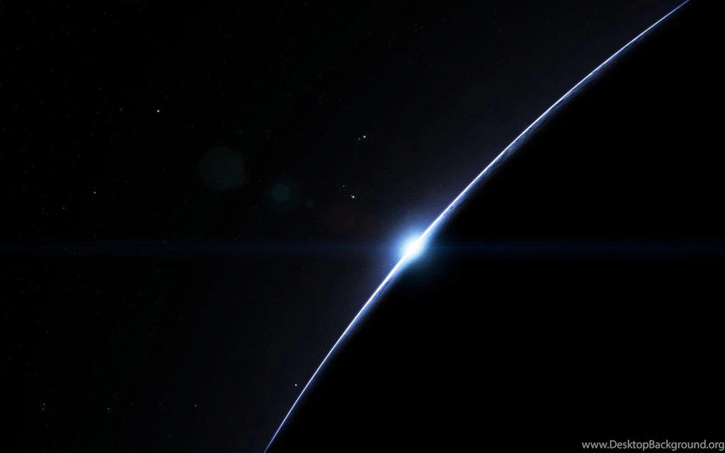 Wallpapers Dark, Simple, Space, Planet, Sunrise, Stars Desktop ...