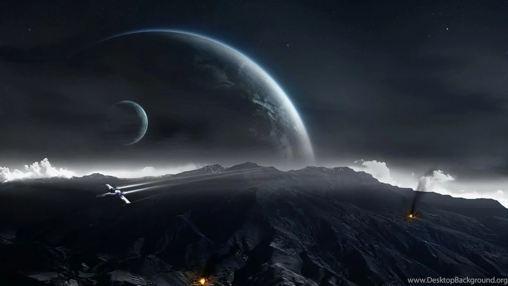 Space Dark Planet Desktop Wallpapers Hd Wallpapers Free To ...