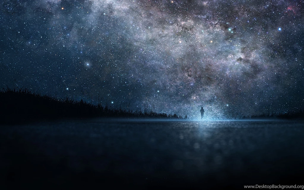 Download Wallpapers 3840x2400 Star, Art, Sky, Night, People ...