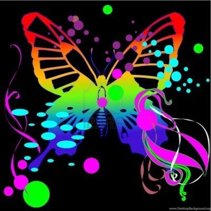 Wallpapers For > Colorful Neon Backgrounds