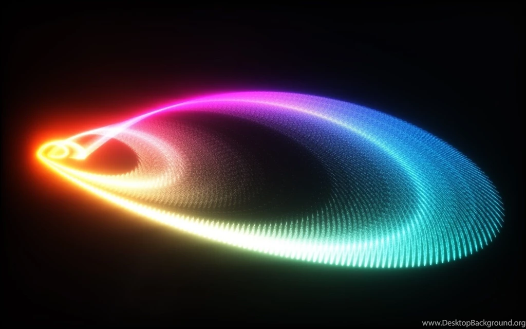 Abstraction, Black Background, Black Background, Light, Neon ...