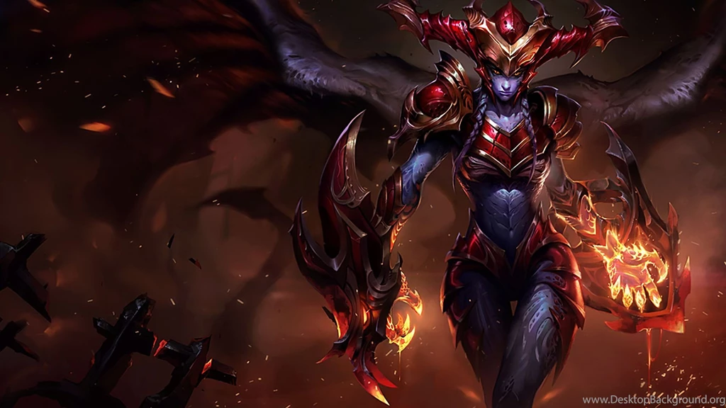 Shyvana New Splash Art League Of Legends Wallpapers HD 192...