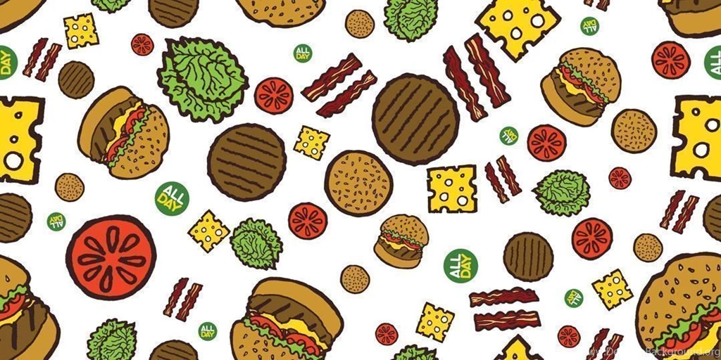 Bacon Cheeseburger Pattern