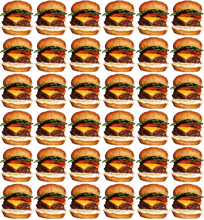 Cheeseburger Wallpapers Kellygilleran Spoonflower