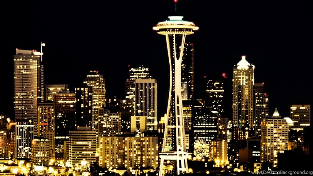 Skyline Seattle City Lights Hd Wallpapers (