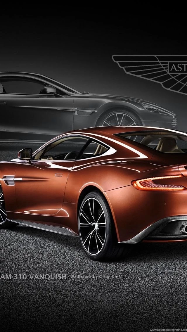 Aston Martin Vanquish iPhone 5 Wallpapers
