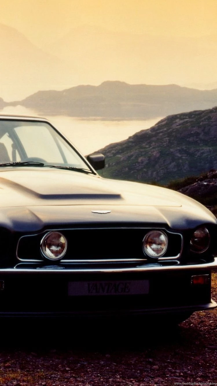 Download Wallpapers 750x1334 Aston Martin, V8, Vantage, 1977, Blue ...