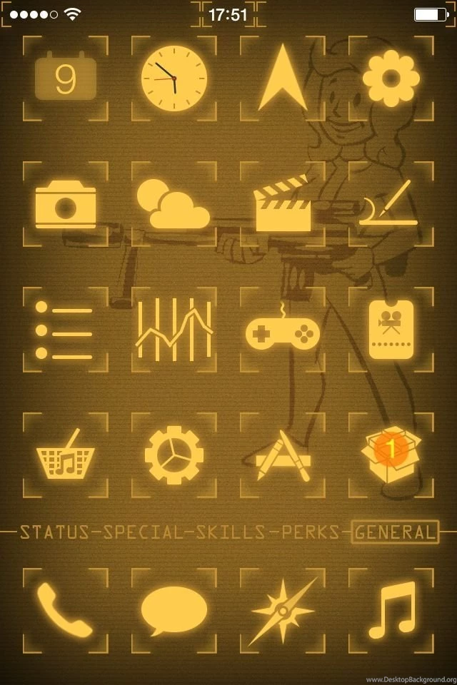 My GF Is Fallout Fan, So Tonight I Grabbed Her iPhone And Made ...