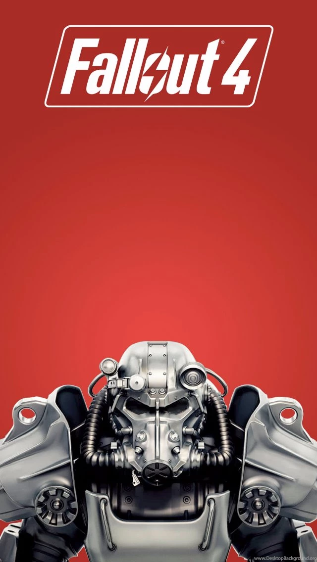 Fallout 4 Red iPhone 5 Wallpapers (640x1136)