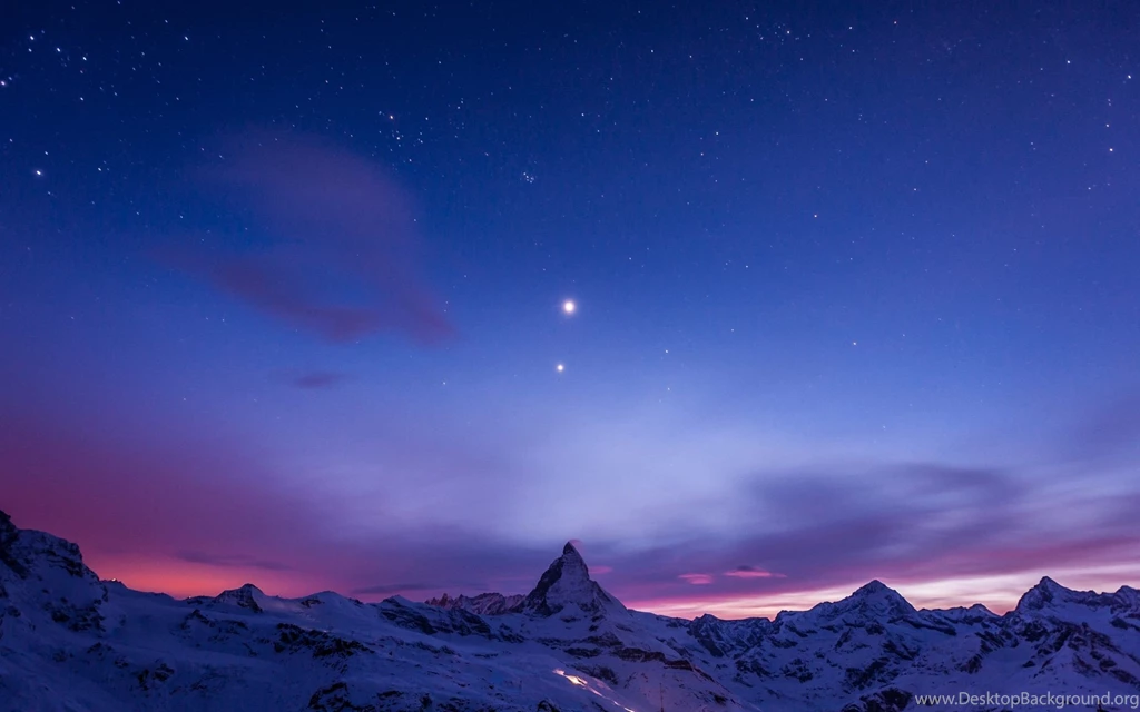 Moon And Stars Night Wallpapers HD Download For Desktop