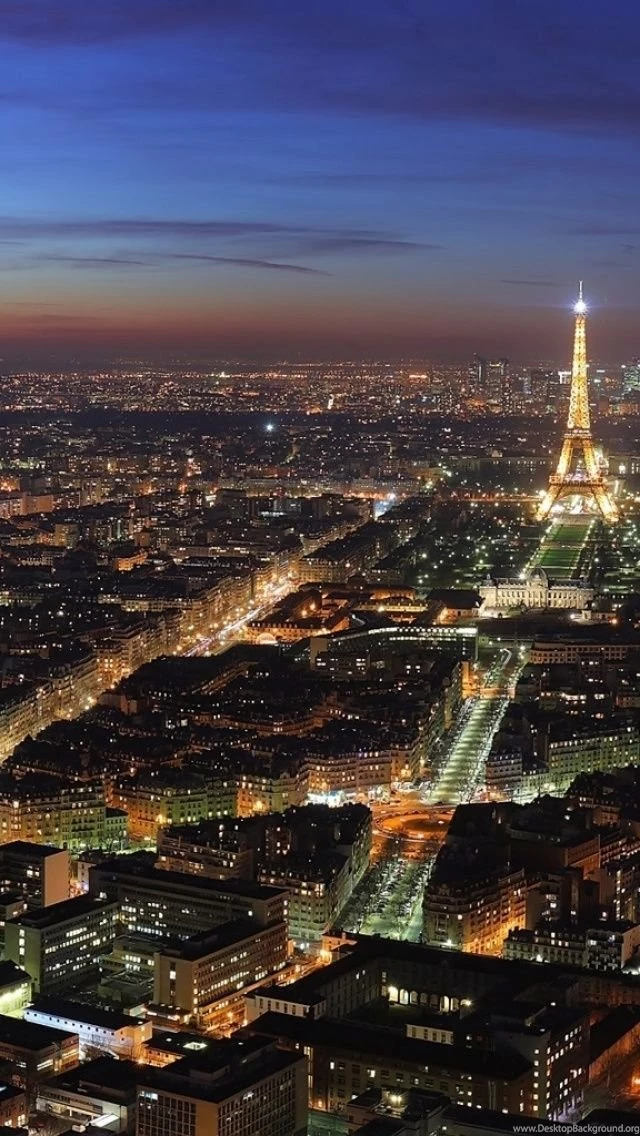 Paris At Night iPhone 5 Wallpapers