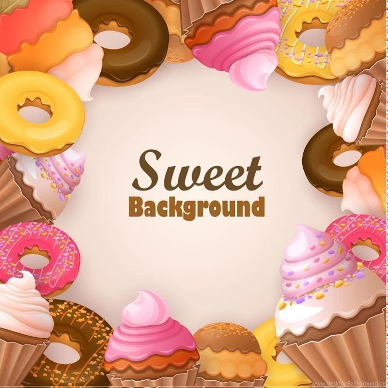 Sweet Backgrounds Ice Cream Vector