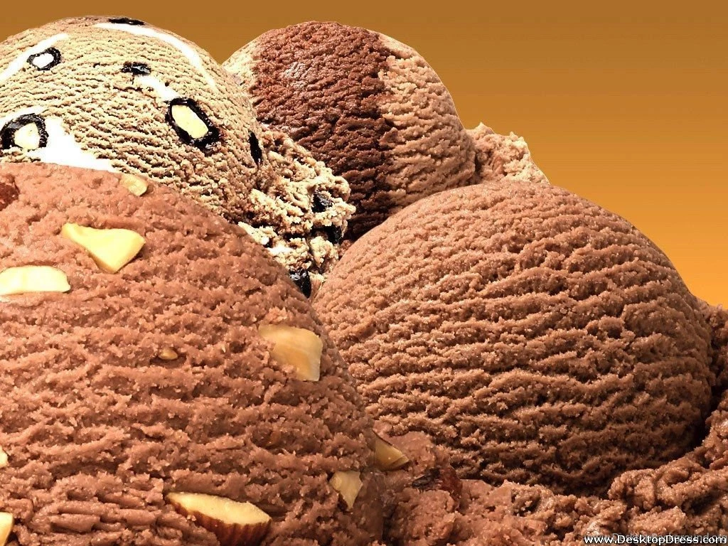 Desktop Wallpapers » Other Backgrounds » Chocolate Ice Cream With ...